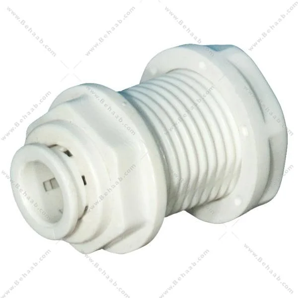 بالک هد سه هشتم به سه هشتم فیتینگی وسط رزوه یک دوم - Ro Fittings Bulkhead Connector Semi-Industrial