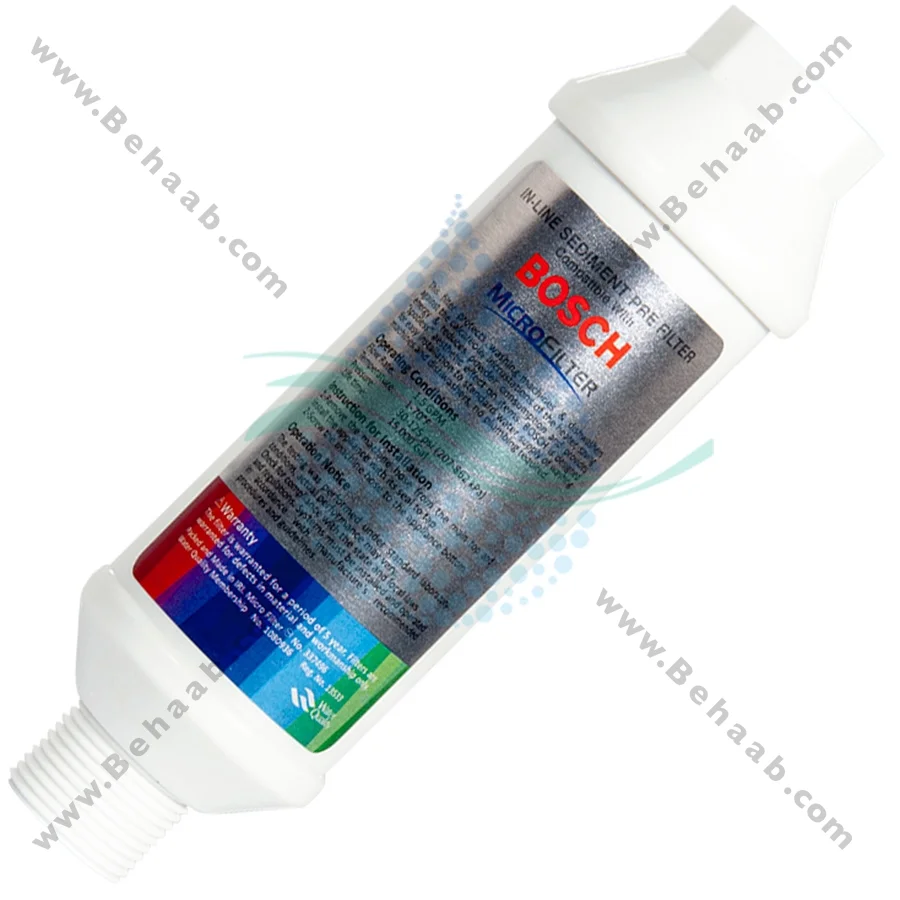 رسوب گیر لباسشویی و ظرفشویی بوش اورجینال - In-line Scale Inhibitor Filter Bosch
