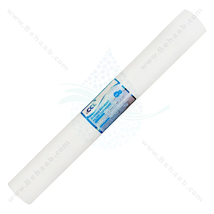 فیلتر الیافی 20 اینچ اسلیم سی سی ال 5 میکرون - 20 Inch Slim 5 Micron Sediment Water Filter Replacement Cartridge CCL
