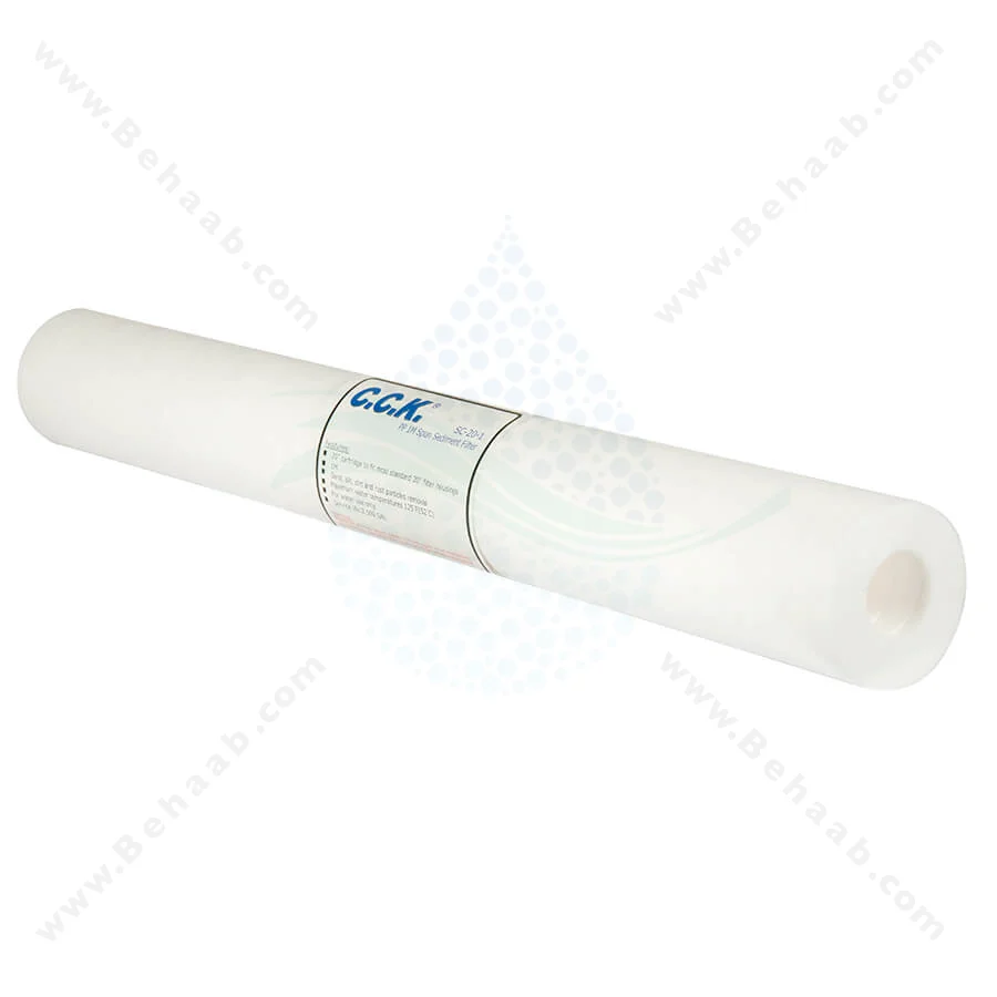 فیلتر الیافی 20 اینچ اسلیم سی سی کا 1 میکرون مدل SC-20-1 - 20 Inch Slim 1 Micron Sediment Water Filter Replacement Cartridge CCK