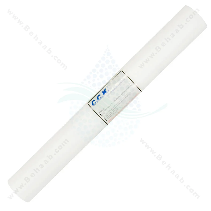 فیلتر الیافی 20 اینچ اسلیم سی سی کا 1 میکرون مدل SC-20-1 - 20 Inch Slim 1 Micron Sediment Water Filter Replacement Cartridge CCK