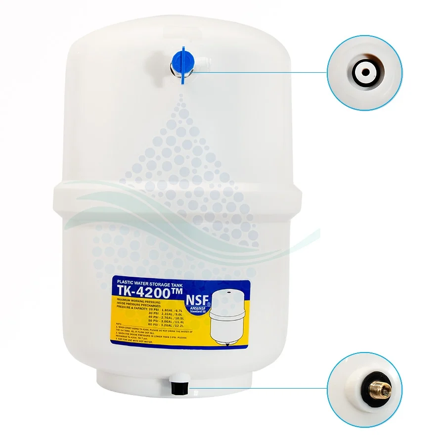 مخزن تصفیه آب 4 گالن مدل TK-4200 - Reverse Osmosis Water Storage Tank 4 Gallon TK 4200