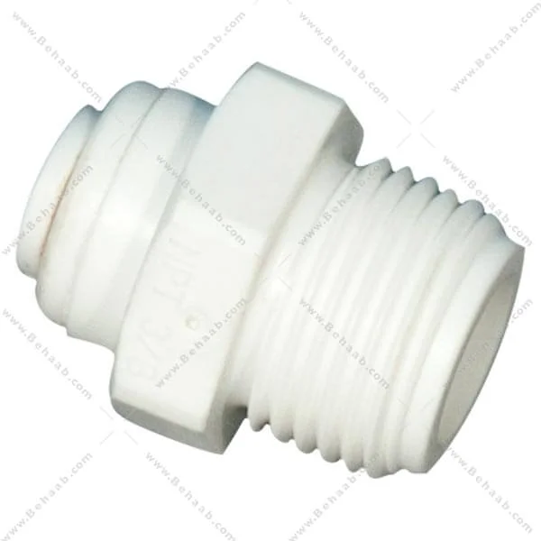تبدیل یک دوم رزوه به سه هشتم فیتینگی - Male Connector Semi-Industrial