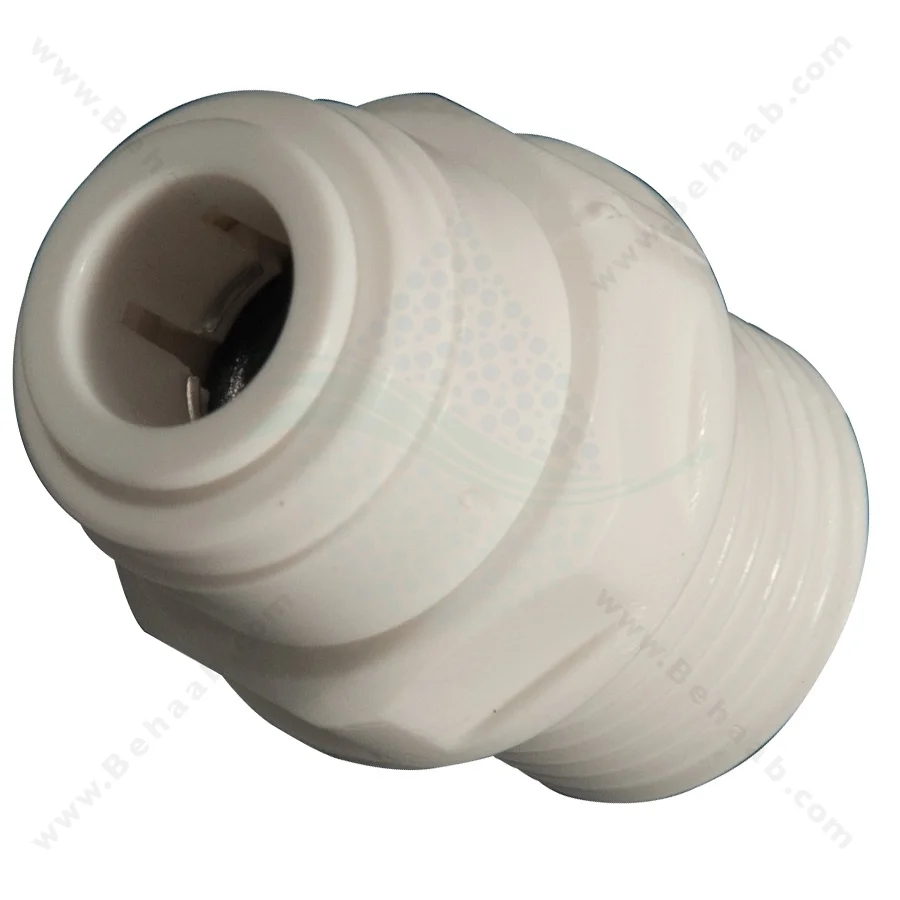 تبدیل یک دوم رزوه به سه هشتم فیتینگی - Male Connector Semi-Industrial