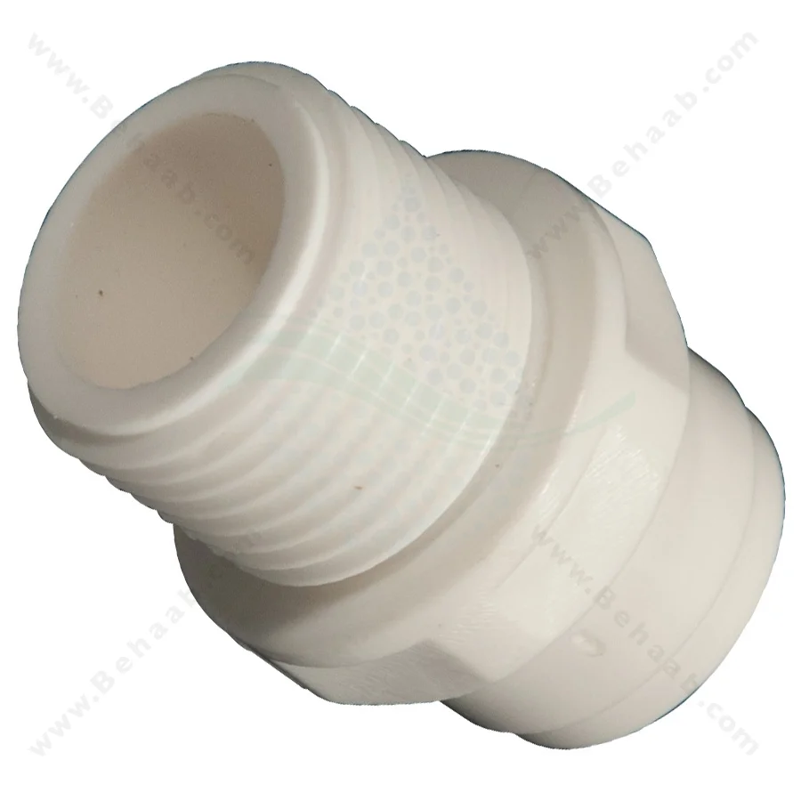 تبدیل یک دوم رزوه به سه هشتم فیتینگی - Male Connector Semi-Industrial