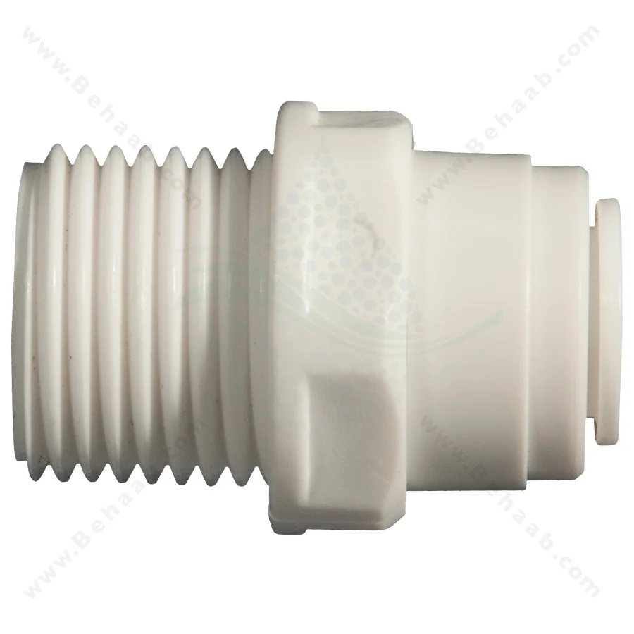 تبدیل یک دوم رزوه به سه هشتم فیتینگی - Male Connector Semi-Industrial