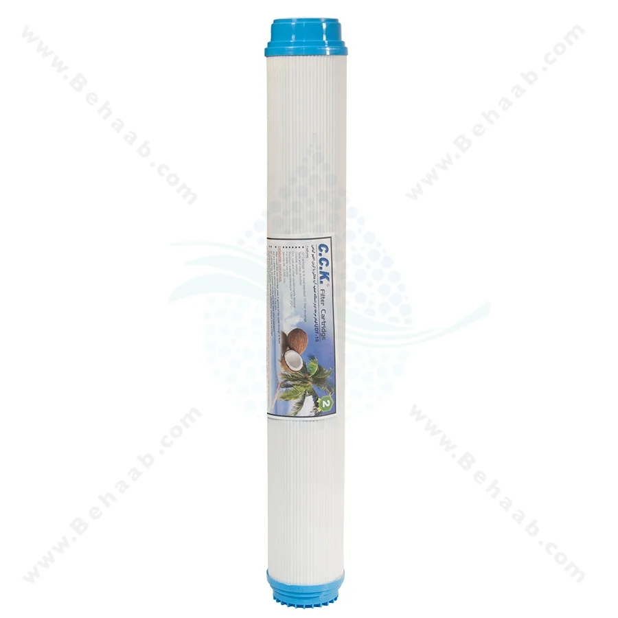 فیلتر کربن گرانول 20 اینچ اسلیم سی سی کا ایرانی - 20 inch Slim Granular Activated Carbon Filter Cartridge CCK