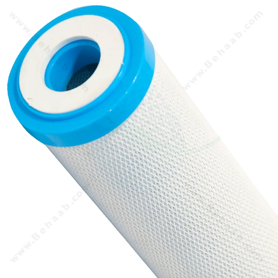 فیلتر کربن بلاک 20 اینچ اسلیم سی سی کا ایرانی - CCK 20 Inch Carbon Block Water Filter Cartridge - CTO 5 Micron