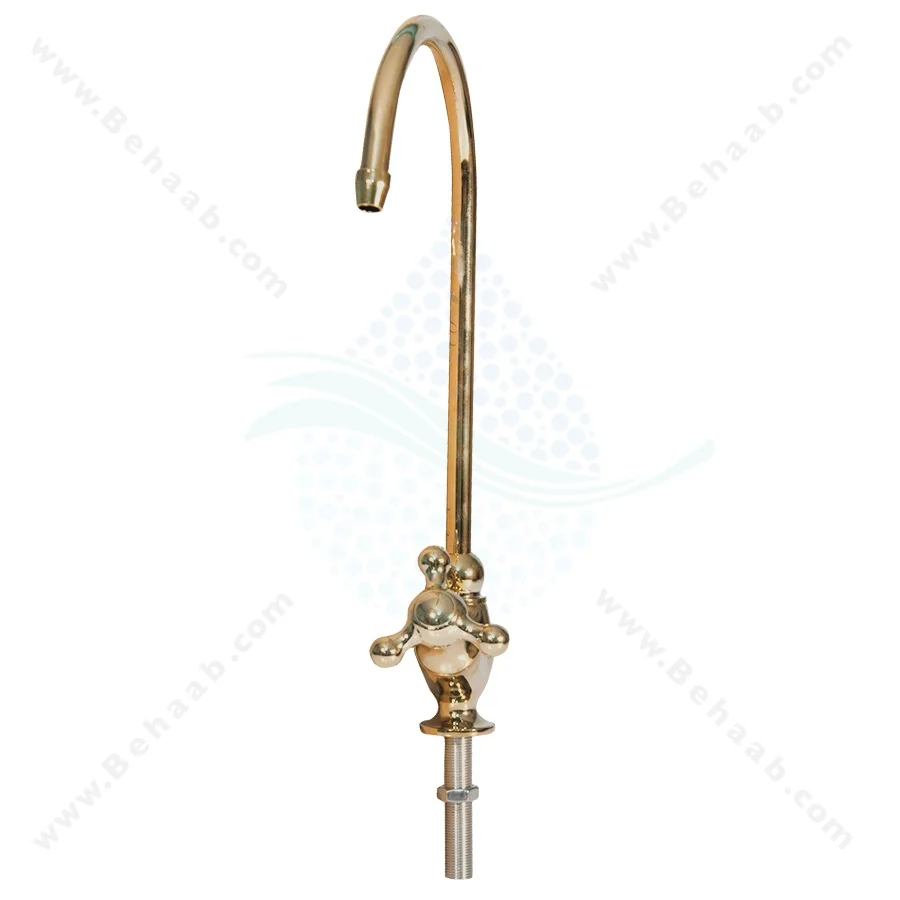 شیر تصفیه آب ستاره ای طلایی مدل WFA-04 - Reverse Osmosis Water Filter Sink Faucet Tap WFA 04