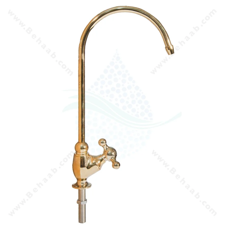 شیر تصفیه آب ستاره ای طلایی مدل WFA-04 - Reverse Osmosis Water Filter Sink Faucet Tap WFA 04