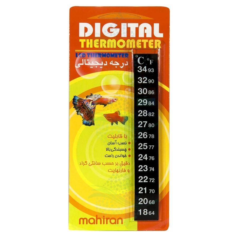 دماسنج نواری آکواریوم ماهیران - Digital Aquarium Thermometers