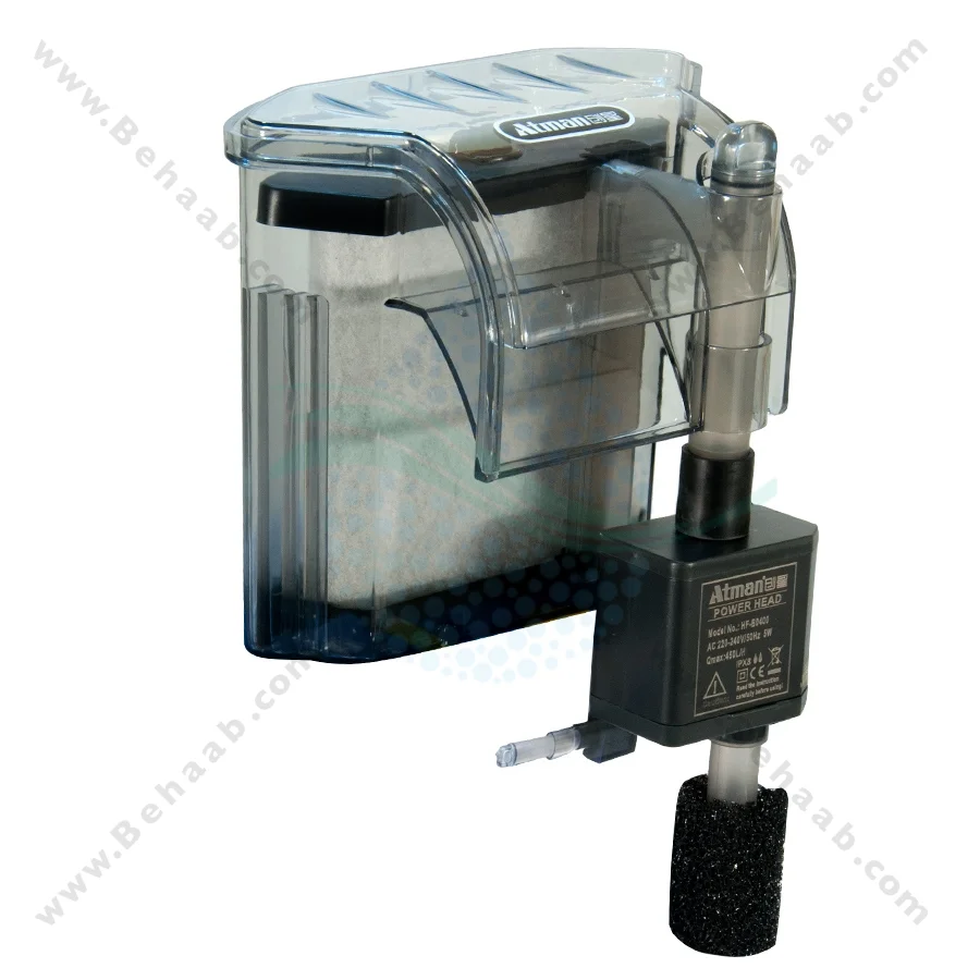 فیلتر هنگان آتمن مدل HF-B0400 - Aquarium Atman Hang-On Filter HF-B0400