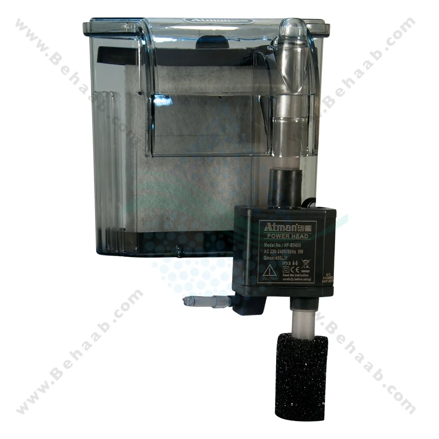 فیلتر هنگان آتمن مدل HF-B0400 - Aquarium Atman Hang-On Filter HF-B0400