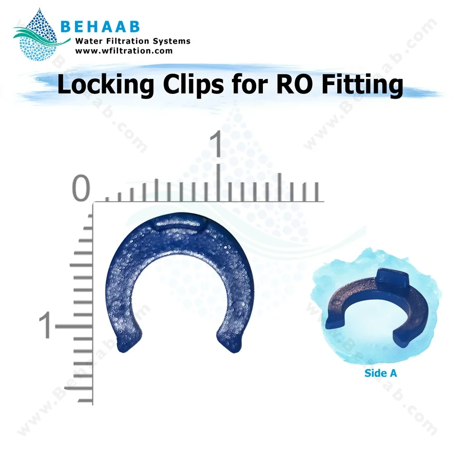 قفل اتصال فیتینگی تصفیه آب - بسته 50 عددی - Locking Clips for RO Fitting Connectors